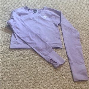 Gymshark long sleeve crop top